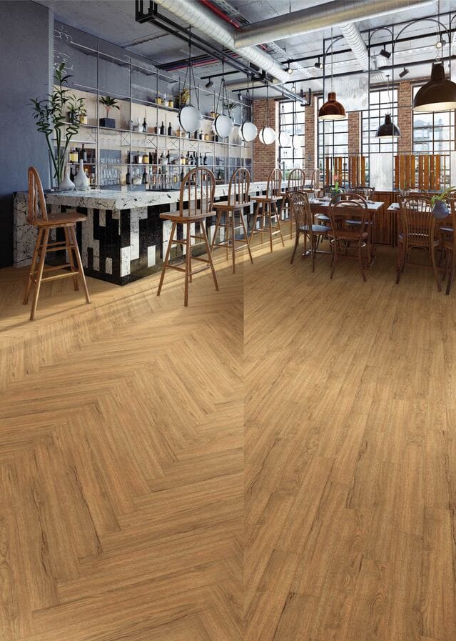 Suelo vinílico autoportante